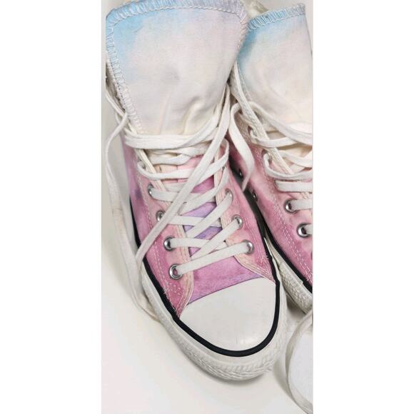 Chuck Taylor All Star Pink HI Top style # 551629C size 9 Uk 7 - Picture 11 of 11